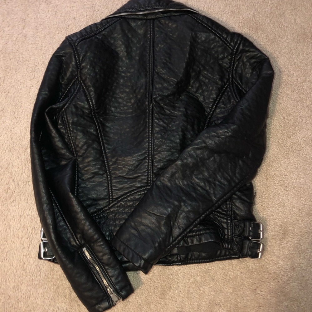 Vegan Leather Jacket - image 2